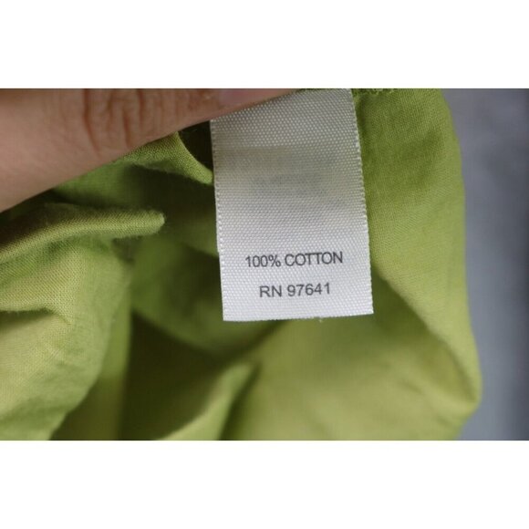 J.Jill Kelly Green Long Sleeve Button Down Tunic-Size Large/P - Picture 4 of 7